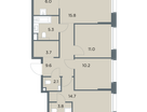 4-к. квартира, 82 м²