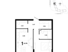 1-к. квартира, 44&nbsp;м²