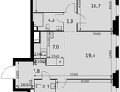 4-к. квартира, 90&nbsp;м²