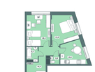 2-к. квартира, 54,6&nbsp;м²