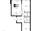3-к. квартира, 67 м²