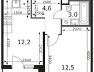 1-к. квартира, 33&nbsp;м²