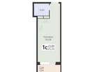 1-к. квартира, 25&nbsp;м²