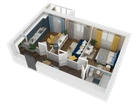 2-к. квартира, 52&nbsp;м²