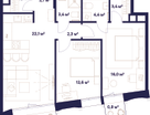 2-к. квартира, 73 м²