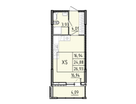 Студия, 26 м²