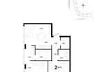 2-к. квартира, 60 м²