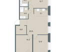 4-к. квартира, 82 м²