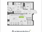 1-к. квартира, 33&nbsp;м²