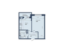 1-к. квартира, 37&nbsp;м²