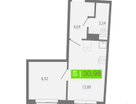 Студия, 30&nbsp;м²