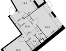 2-к. квартира, 62&nbsp;м²
