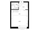Студия, 25,1&nbsp;м²
