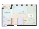 2-к. квартира, 81 м²
