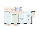 3-к. квартира, 78&nbsp;м²