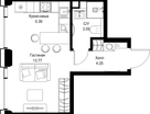 Студия, 26 м²