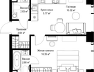 1-к. квартира, 41&nbsp;м²