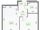 1-к. квартира, 44&nbsp;м²