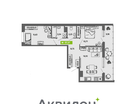 Студия, 57&nbsp;м²