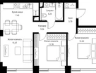 2-к. квартира, 58&nbsp;м²