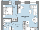 2-к. квартира, 39&nbsp;м²