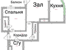2-к. квартира, 51 м²