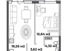 1-к. квартира, 41&nbsp;м²
