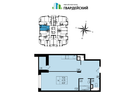 1-к. квартира, 41,8 м²