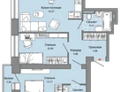3-к. квартира, 60&nbsp;м²