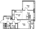 2-к. квартира, 56,1&nbsp;м²