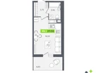 Студия, 27&nbsp;м²