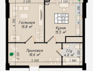 1-к. квартира, 48,4&nbsp;м²
