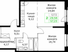 2-к. квартира, 56&nbsp;м²