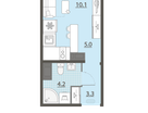 Студия, 22&nbsp;м²