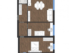 2-к. квартира, 89,1&nbsp;м²