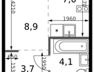 Студия, 23&nbsp;м²