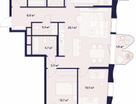 3-к. квартира, 105 м²