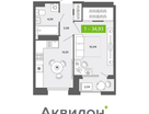 1-к. квартира, 34&nbsp;м²