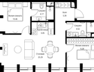 2-к. квартира, 60 м²