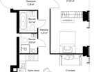 2-к. квартира, 56 м²