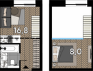 Студия, 23&nbsp;м²