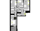 3-к. квартира, 78&nbsp;м²