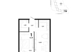 1-к. квартира, 42&nbsp;м²