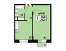 1-к. квартира, 35&nbsp;м²