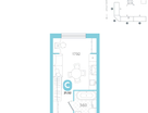 Студия, 21&nbsp;м²
