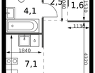 Студия, 25&nbsp;м²