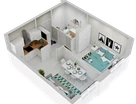 1-к. квартира, 37&nbsp;м²