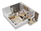 1-к. квартира, 41&nbsp;м²