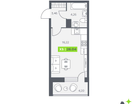 Студия, 25 м²