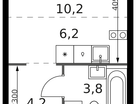 Студия, 24 м²